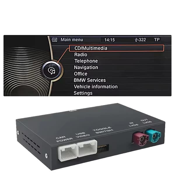 Streaming Box, Trådløs CarPlay, Android Auto Kompatibel,CIC