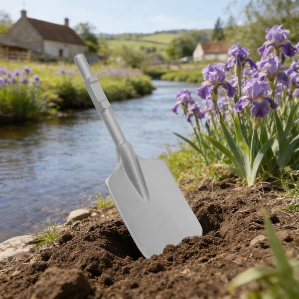 Lerkälsbit, Hållbart Kromstål, Effektivt Grävverktyg,Silver