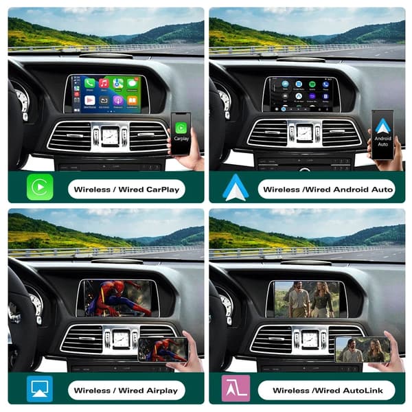 Trådløst CarPlay-system, understøtter Android Auto, plug-and-play installation,NTG4.5 Carplay