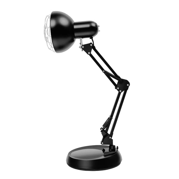 Infrarød Varmlampe, Justerbar Arm, Smertelindring,Grå Sort