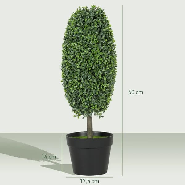 Kunstige planter, UV-bestandige, holdbart design,hær grøn