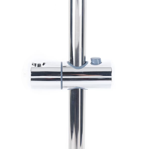 Brusejern, Justerbar Højde, Moderne Design,Sølv, 66cm
