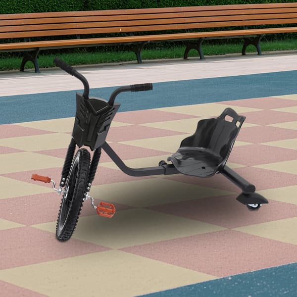 Tricycle, Højkvalitetsmaterialer, Stabilt Trehjulet Design,sort