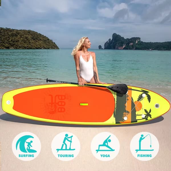 Stand Up Paddle Board, Antislipdesign, Lätt och Bärbar,335*84*15
