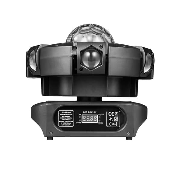 Diskolys, Multi-Effekt Funktionalitet, Styring via Stemmesignal,EU stik, Varmt lys
