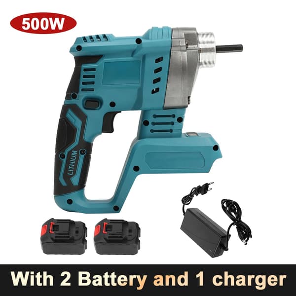 Betonblander, 800W Effekt, Høj Vibrationsfrekvens,EU, med batteri
