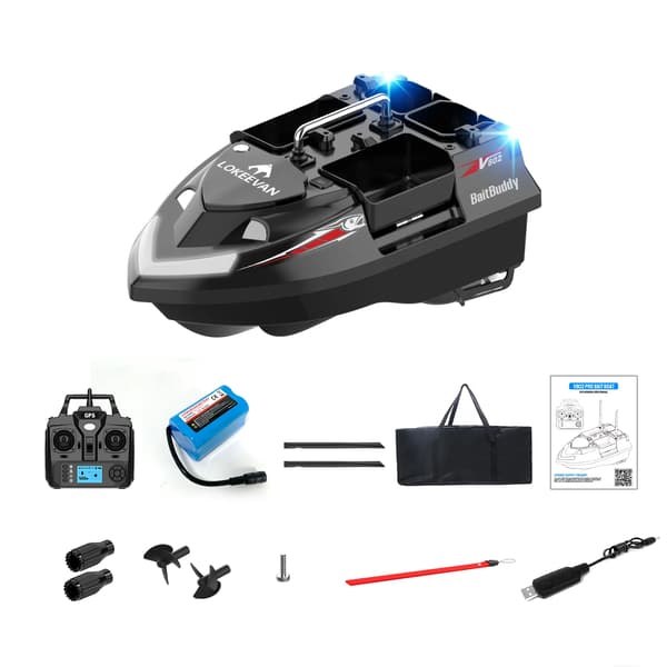 Baitbåd, 500m rækkevidde, smart navigation,12000mAh