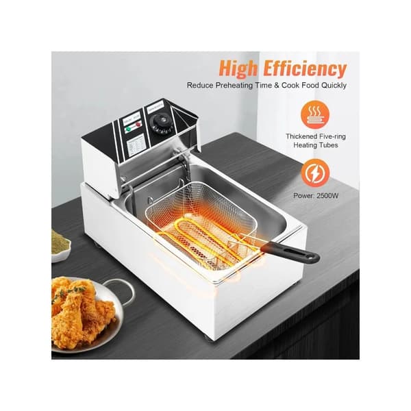 Fritös, 6L kapacitet, 2500W effekt,VIT