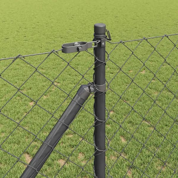 Hegnspost, Holdbart Stål, Nem Installation,hær grøn