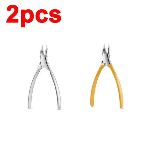 Negleklipper, Rustfrit Stål, Ergonomisk Design,Sølv og Gul