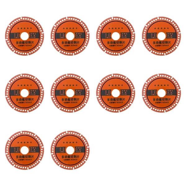 Vinkelsliber Skæredisk, Wolframkarbid Stål, Industriel Kvalitet,10stk