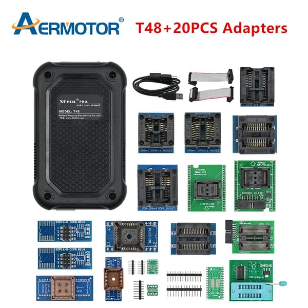Universel Programmer, Flere Adaptermuligheder, Hurtig Behandlingshastighed,T48 20 Adaptere
