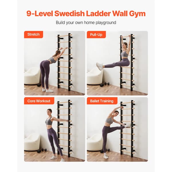 Svensk Stege, 9-Nivå Design, Stöder 150 kg,330lbs 150kg