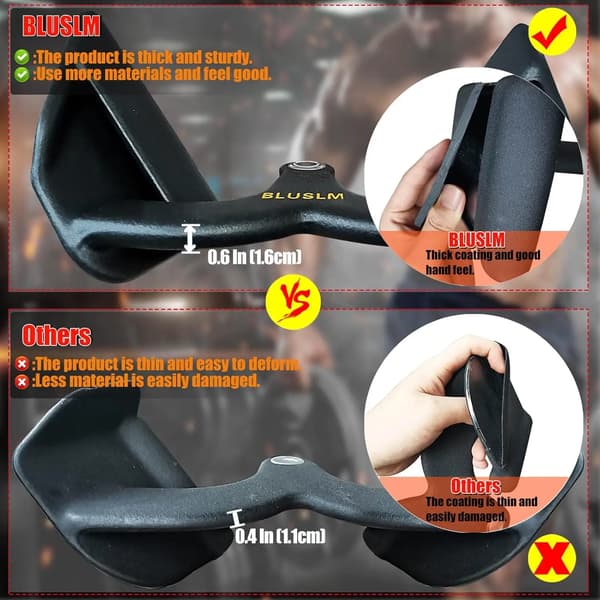 Lat Pulldown Bar, Ergonomisk Multi-Grepp, Hållbar Stål Konstruktion,BAR MED GÅVA