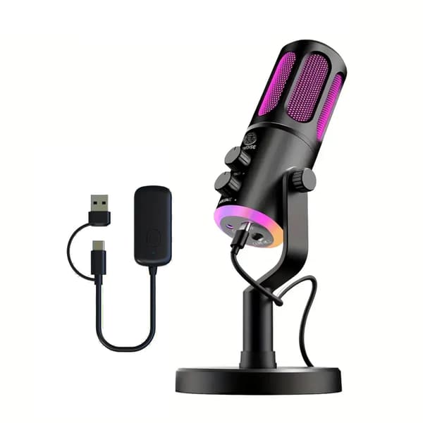 Kondensatormikrofon, Aktiv Støjdæmpning, USB-forbindelse,Brugt