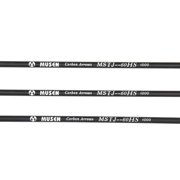 Blandade kolfiberpilar, 31,5 tum, 6 mm diameter,12 st