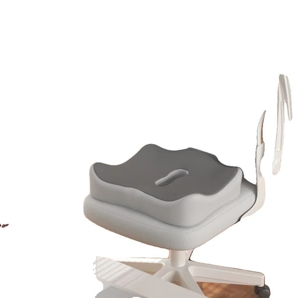 Sittkudde, Ergonomisk Design, Halkfri Yta,Grå