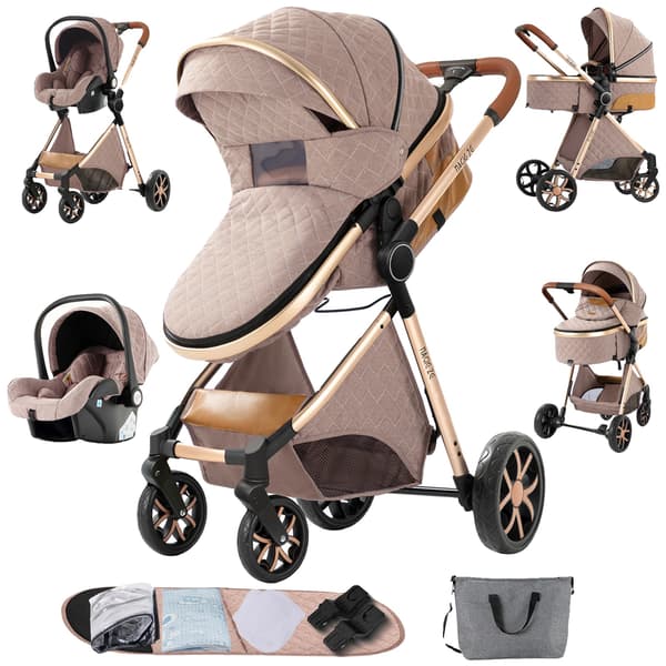Bärsele för spädbarn, 3-i-1 mångsidighet, lättviktsdesign,Sand Beige
