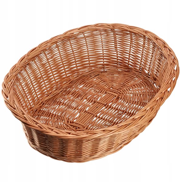 Hundsäng, Flätat Material, Bekväm Design,Blå, L