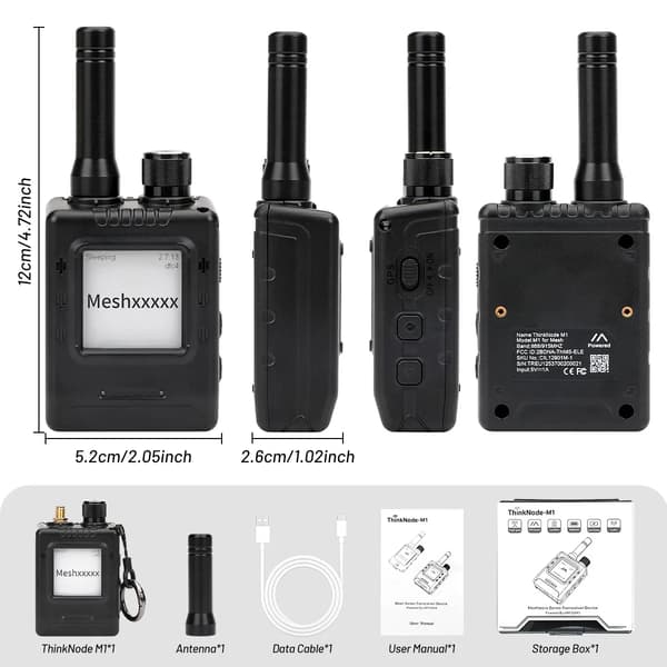 LoRa-sändare, GPS-aktiverad, kompakt design,868MHz