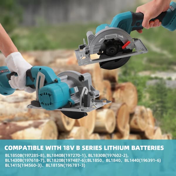 Cirkelsåg, Batteridriven, Ergonomisk Design, 1 Batteri