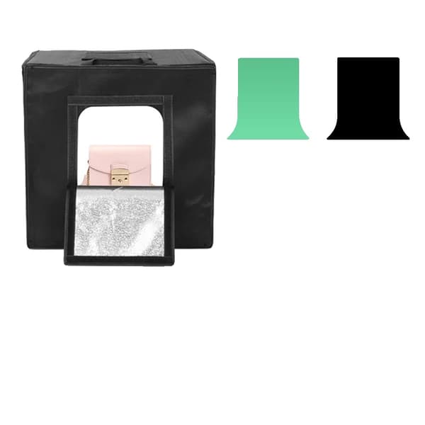 Fotografi Lyskasse, Højtydende LED-belysning, Flere Farvebaggrunde,40 cm