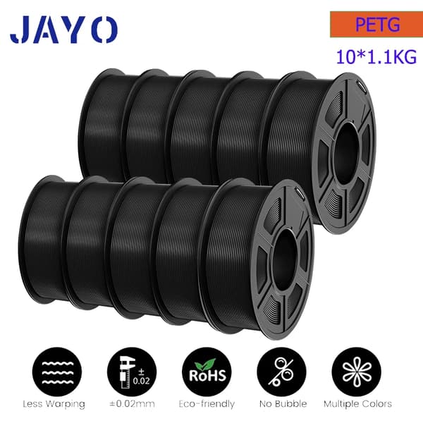 3D Utskriftsfilament, PLA Meta, Hög Fluiditet,PETG 10BK