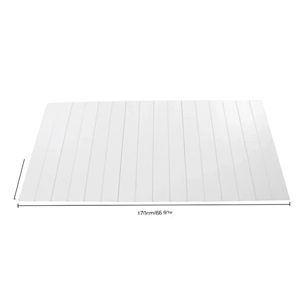 Badekar Dæksel, Vandtæt, Foldbart Design,HVID