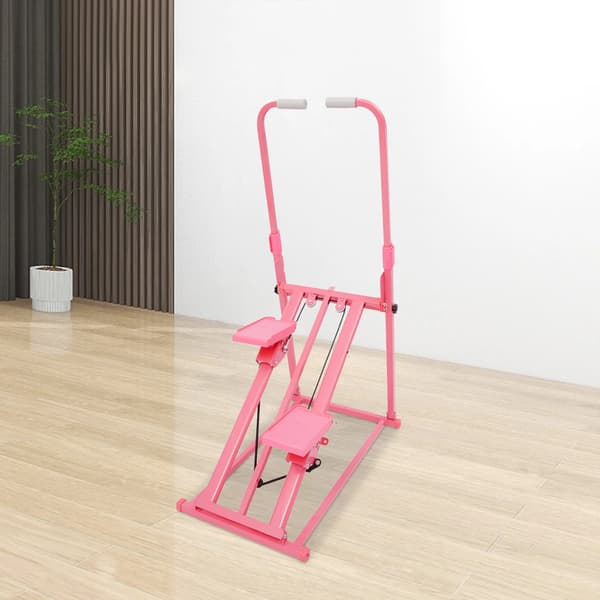 Stegvis, Fällbar Design, Justerbar Pedalvinkel,Rosa