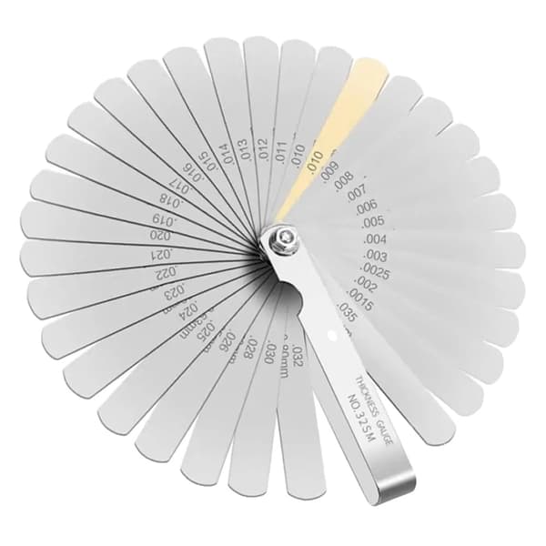 Fjädermätare Set, 32 Blad, Dubbelmarkerad,1st
