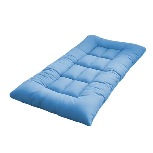 Katte- og hundeseng, åndbart materiale, skridsikker design,Blå-47.24x23.62 in