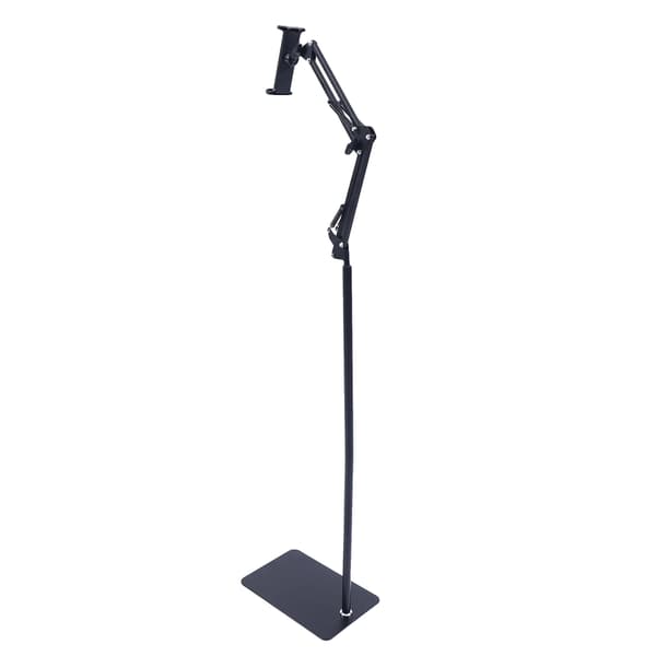 Tablet Stativ, Justerbar Højde, 360° Rotation,sort