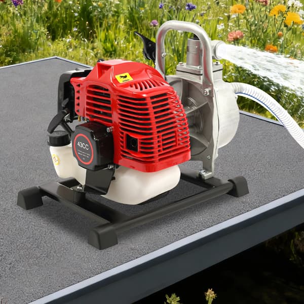Vattenpump, 1,25KW motor, 30m lyft,Tvåtakts