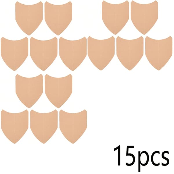 Lårplåster, Anti-Skav Design, Engångsdekaler,A-Khaki-15pc