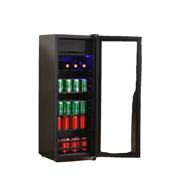 Jääkaappi, energiatehokas, matala melu,musta