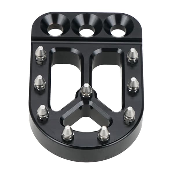 Bremsepedal Tip, Holdbart Aluminium, Forbedrede Sikkerhedsfunktioner,Sort