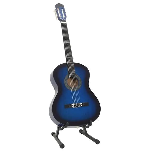 Gitarr, Högkvalitativ Konstruktion, Justerbar Bro,Blå