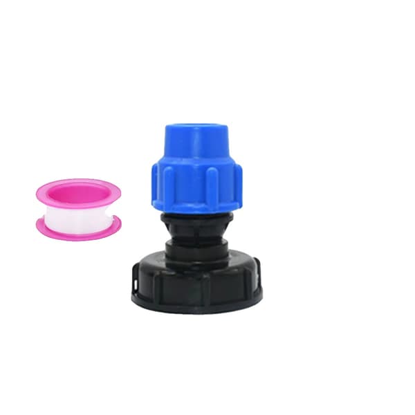 IBC Tankadapter, PE Rørforbindelse, Hurtig Installation,25MM-A