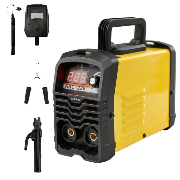 Svetsmaskin, 3500W effekt, 220V spänning, maximalt 225A ström,Gul