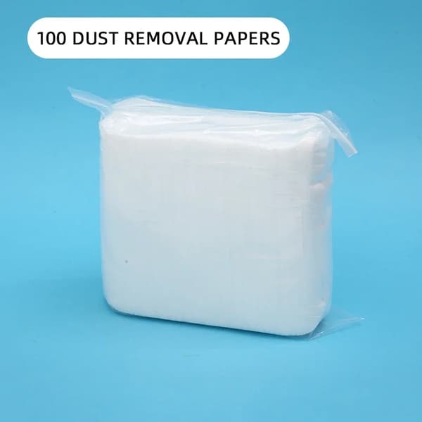 Dammsugningsmoppduk, 100 st, Syntetiskt material,VIT, 100PCS