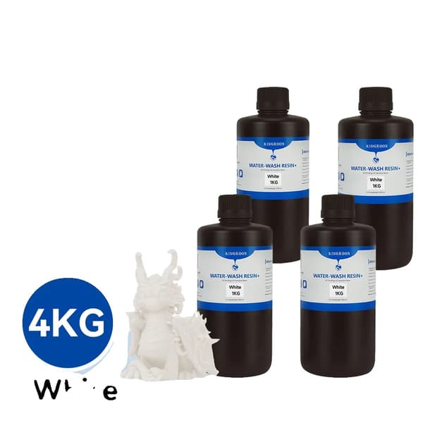 Fotopolymerharpiks, säker att använda, optimerad för LCD-utskrift,4kg vit