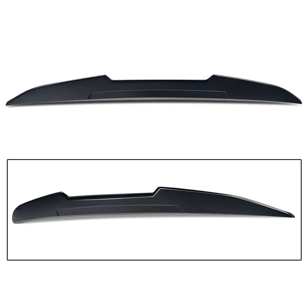 Andetails Spoiler, Nem Installation, Holdbar ABS Konstruktion,Glans Sort