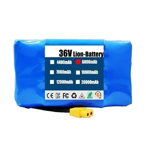 Batteripakke, 36V spænding, 12Ah kapacitet,6000mAh