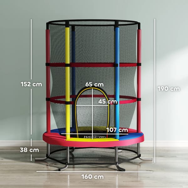 Trampolin, Säkerhetsnät, Hållbar Konstruktion, MULTI