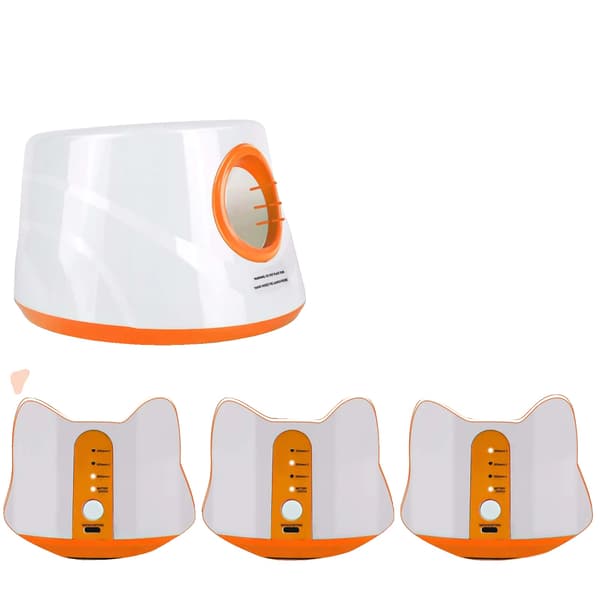 Hundeboldkastemaskine, Justerbare afstande, Infrarød sensor,Appelsin 2