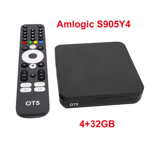 Streaming Medieafspiller, 4K Opløsning, Android 12 Operativsystem,B-4Gb+32Gb