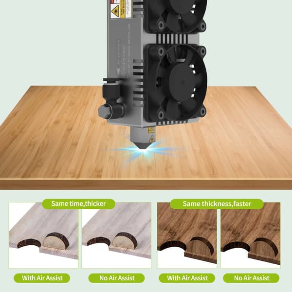 Luftpump, Justerbar Luftflöde, Kompakt Design,DB-58 25W 55L/min