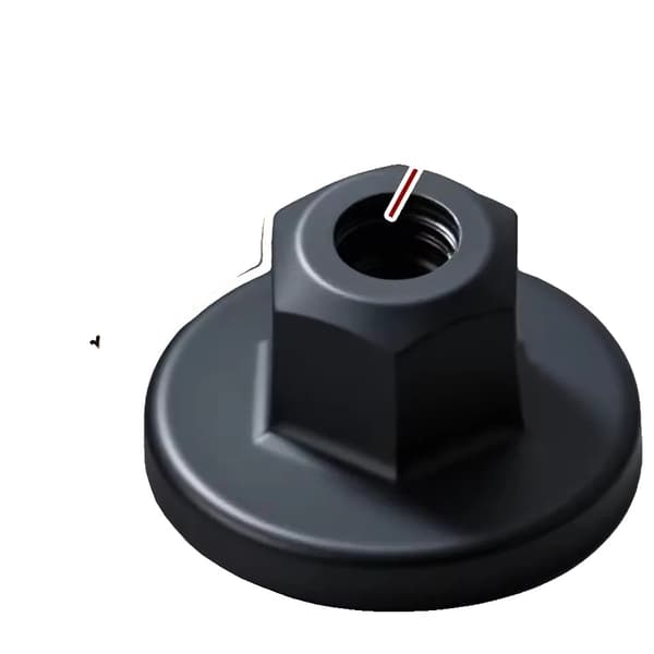 Grommetmøtrik Clip, Holdbart Plastik, Nem Installation,10stk, sort, ID. 4,3mm