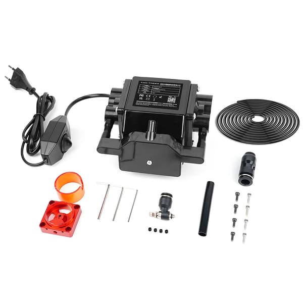 Laser Luftassistanspump, 30L/min Luftflöde, Justerbar Hastighet,svart
