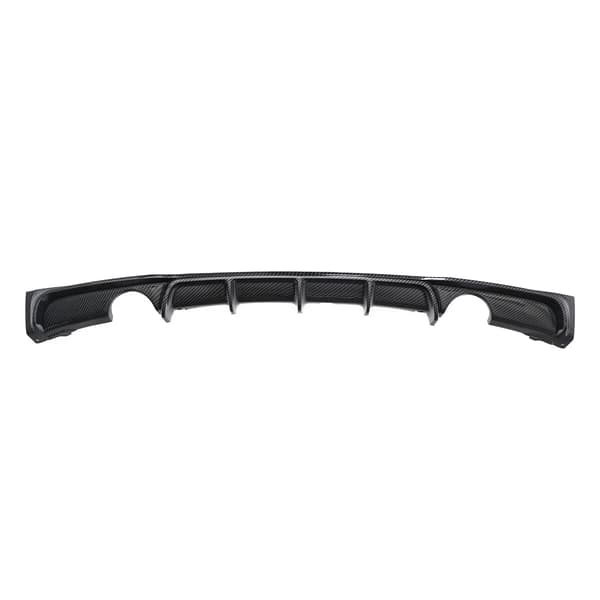 Bageste kofanger diffuser, ABS plast, M Performance stil,Kulfiberlook
